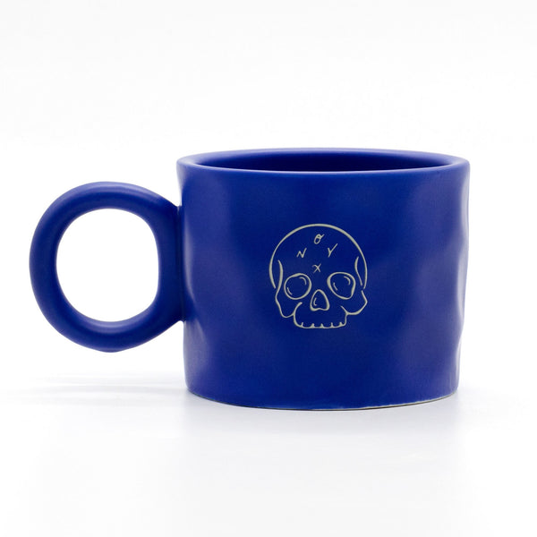 Ceramic Cursive Mug (Blue)