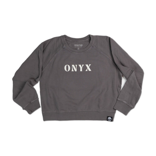 Felt Cute Women's Crewneck Sweatshirt (Asphalt)