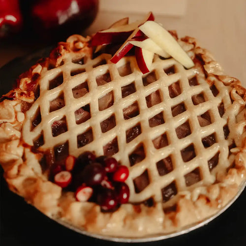 Cranberry Cardamom Apple Pie