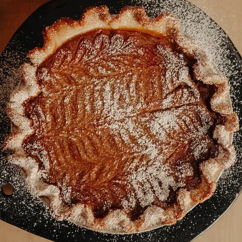 Sesame Swirl Pumpkin Pie